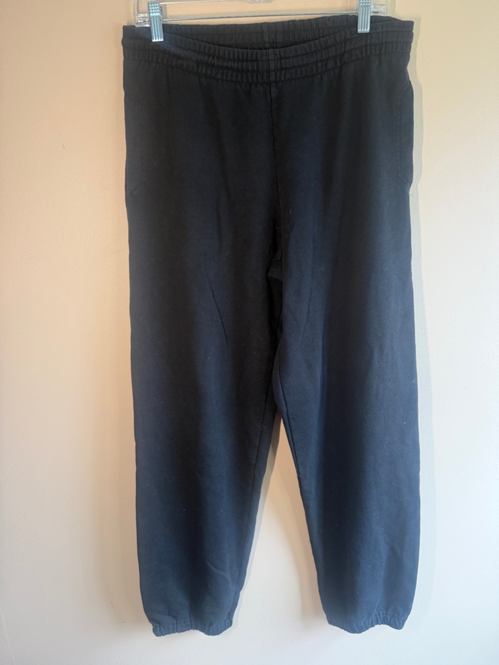 tek gear Black Men's Elastic-Waist Jogger Sweatpants